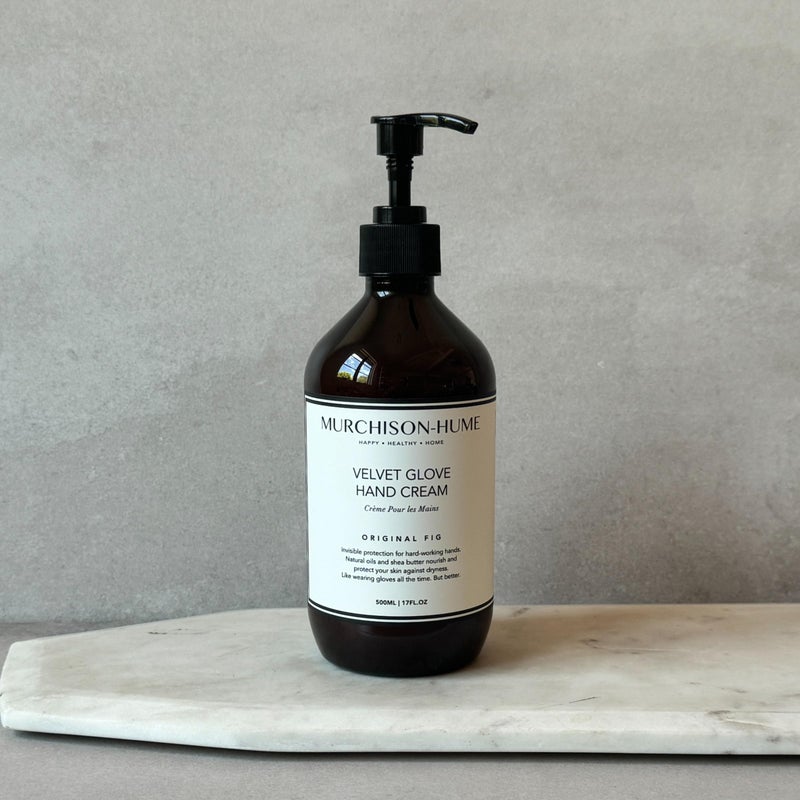 Murchison-Hume Velvet Glove Hand Cream with nourishing Fruit Extracts and Plant Seed Oils for lasting, 24-hour protection against dryness, non-greasy, Original Fig - Image 3